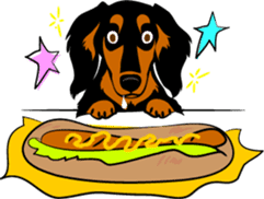 Dachshunds love playing! sticker #6165525
