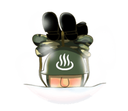 soldier!? sticker #6166190