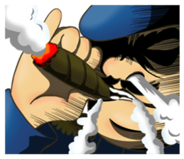 soldier!? sticker #6166205