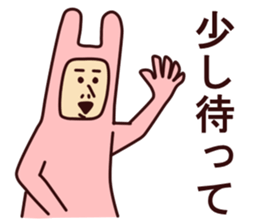 Charming Rabbit man sticker #6166428