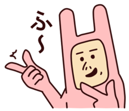 Charming Rabbit man sticker #6166442