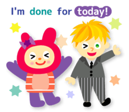 Daily life of friends 3.(E) sticker #6166790