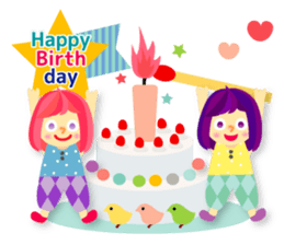 Daily life of friends 3.(E) sticker #6166795