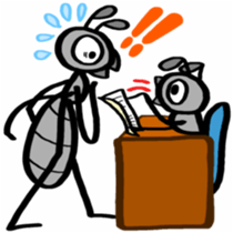 Ants!<Working day> sticker #6168350