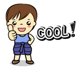 Tang-Gwa & friends (Thai Kid Ver.Eng) sticker #6169075