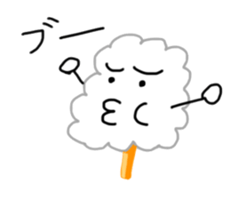 Cotton candy Sticker sticker #6170554