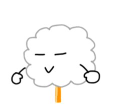 Cotton candy Sticker sticker #6170568