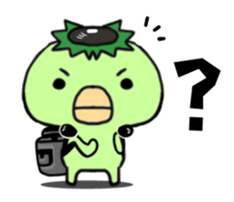 Disk Jockey Cute Monster"kappa" sticker #6170736