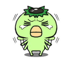 Disk Jockey Cute Monster"kappa" sticker #6170741