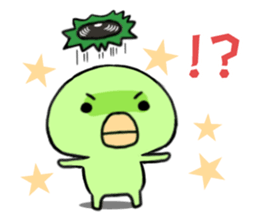 Disk Jockey Cute Monster"kappa" sticker #6170742