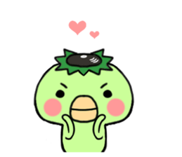 Disk Jockey Cute Monster"kappa" sticker #6170747