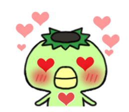 Disk Jockey Cute Monster"kappa" sticker #6170748