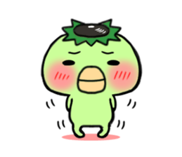 Disk Jockey Cute Monster"kappa" sticker #6170749