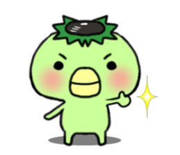 Disk Jockey Cute Monster"kappa" sticker #6170750