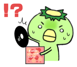 Disk Jockey Cute Monster"kappa" sticker #6170754