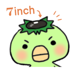 Disk Jockey Cute Monster"kappa" sticker #6170759