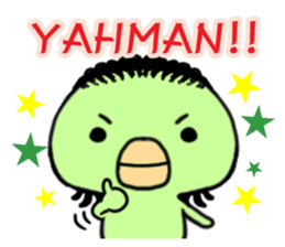 Disk Jockey Cute Monster"kappa" sticker #6170764