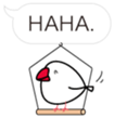 Message Java sparrows for English. sticker #6171945