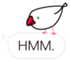 Message Java sparrows for English. sticker #6171949