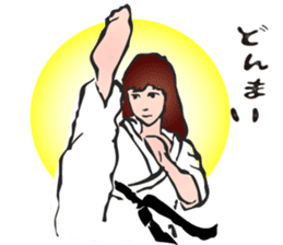 OSU!! Karate girl sticker #6172403
