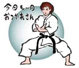 OSU!! Karate girl sticker #6172410