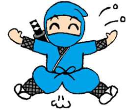 a ninja sticker sticker #6173020