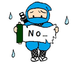 a ninja sticker sticker #6173026