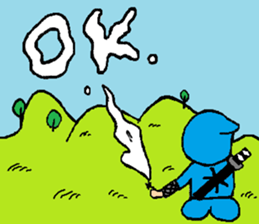 a ninja sticker sticker #6173027