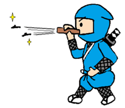 a ninja sticker sticker #6173046
