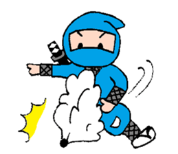 a ninja sticker sticker #6173054
