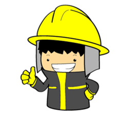 Little FireMan & EMT sticker #6173336