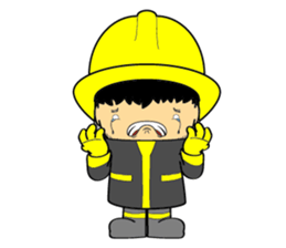 Little FireMan & EMT sticker #6173348