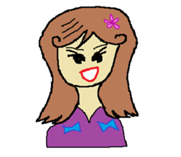 Fashionable mysterious women PAL-ko sticker #6173856