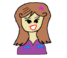 Fashionable mysterious women PAL-ko sticker #6173856