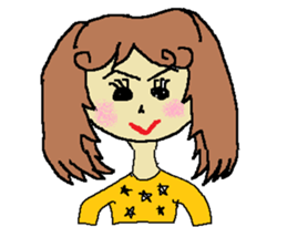 Fashionable mysterious women PAL-ko sticker #6173857