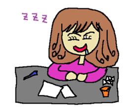 Fashionable mysterious women PAL-ko sticker #6173863