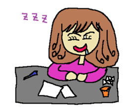 Fashionable mysterious women PAL-ko sticker #6173863