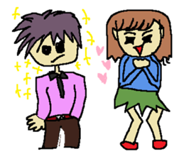 Fashionable mysterious women PAL-ko sticker #6173864