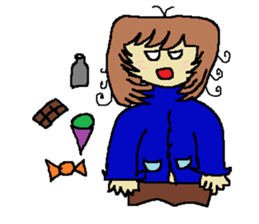 Fashionable mysterious women PAL-ko sticker #6173866