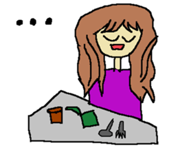 Fashionable mysterious women PAL-ko sticker #6173867