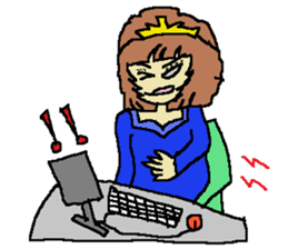 Fashionable mysterious women PAL-ko sticker #6173869