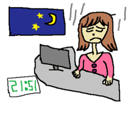 Fashionable mysterious women PAL-ko sticker #6173873