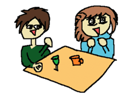 Fashionable mysterious women PAL-ko sticker #6173875