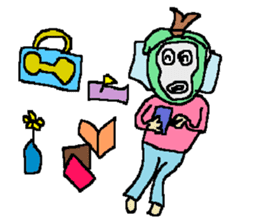 Fashionable mysterious women PAL-ko sticker #6173883