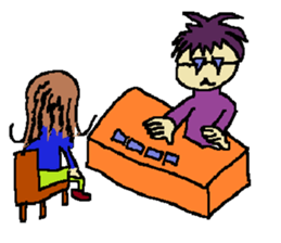 Fashionable mysterious women PAL-ko sticker #6173885