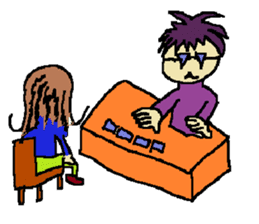 Fashionable mysterious women PAL-ko sticker #6173885