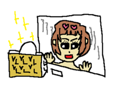 Fashionable mysterious women PAL-ko sticker #6173888