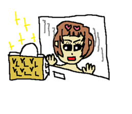 Fashionable mysterious women PAL-ko sticker #6173888