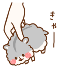 fluffy hamster sticker #6173946