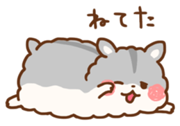 fluffy hamster sticker #6173948